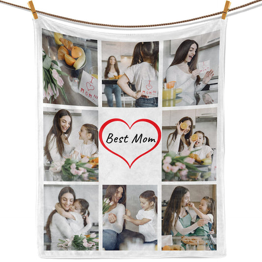Tissu décoratif personnalisé en flanelle pour la famille