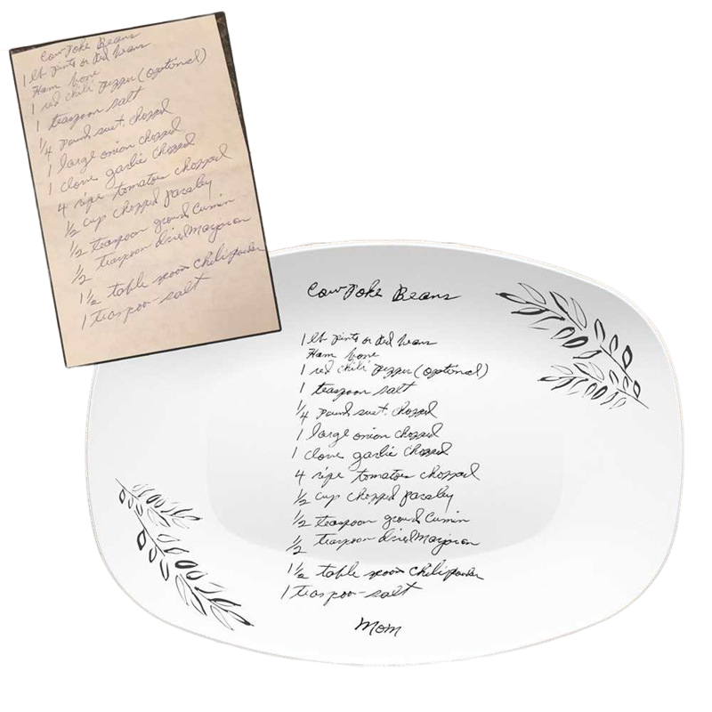 Sweet and Personalized Gift Customizable Ceramic Dinner Plate