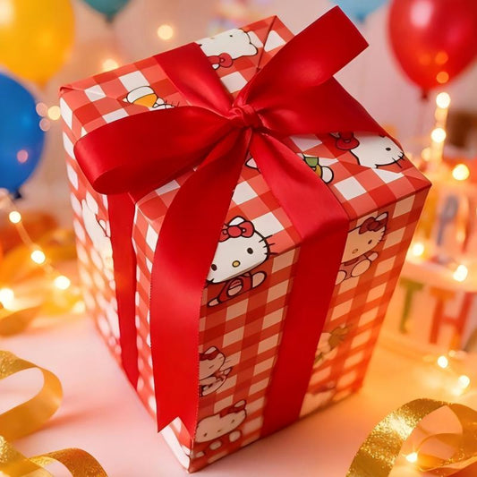 Cute Cat Perpetual Calendar | Manual Rotating Desktop Organizer | Kawaii Office Gift