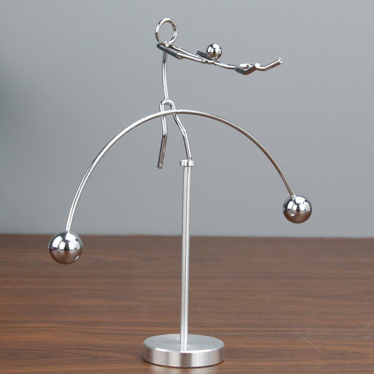 Balance Sculpture, 360° Kinetic Desktop Art, Physics Ornament Gift