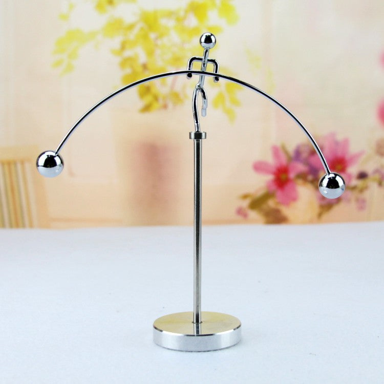 Balance Sculpture, 360° Kinetic Desktop Art, Physics Ornament Gift