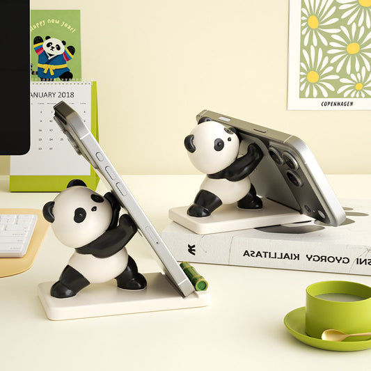 Kung Fu Panda Phone Stand | Cute Desktop Holder | Creative Office Gift