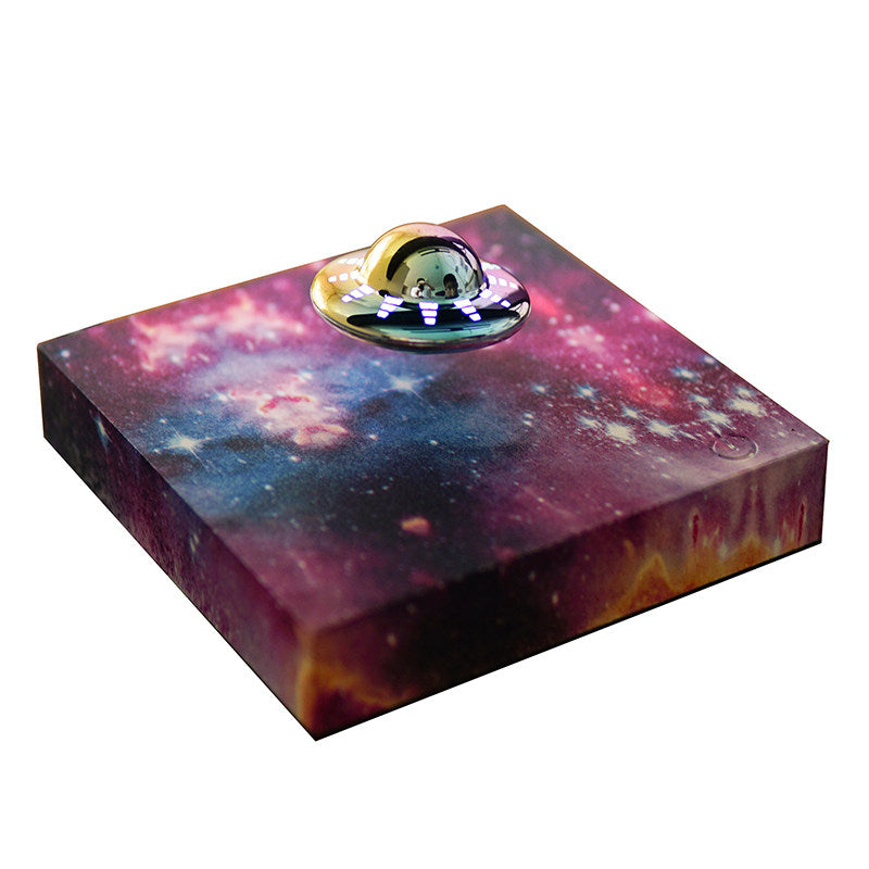 Magnetic Levitating UFO Galaxy Night Light | Color-Changing Star Base | Silent Floating Desk Decor