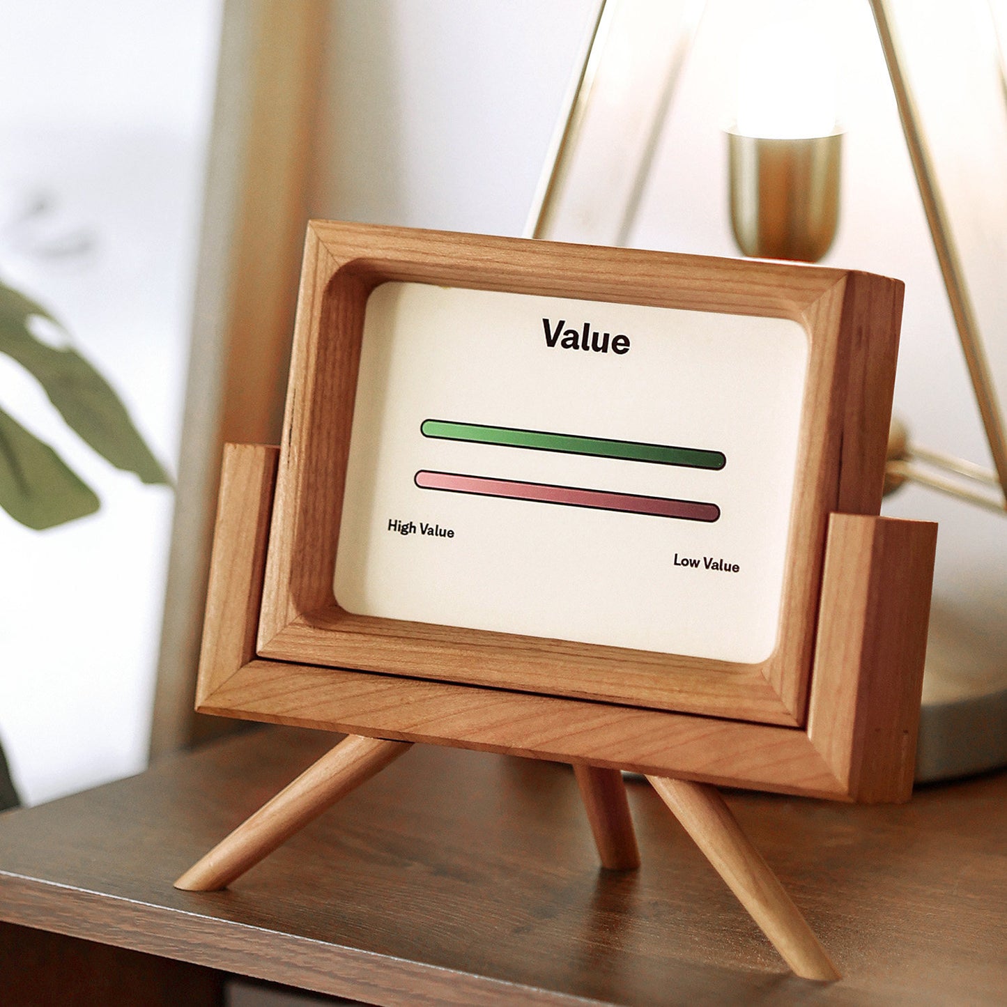 Retro TV Photo Frame | Wooden Desktop Ornament | Custom Photo Print Gift