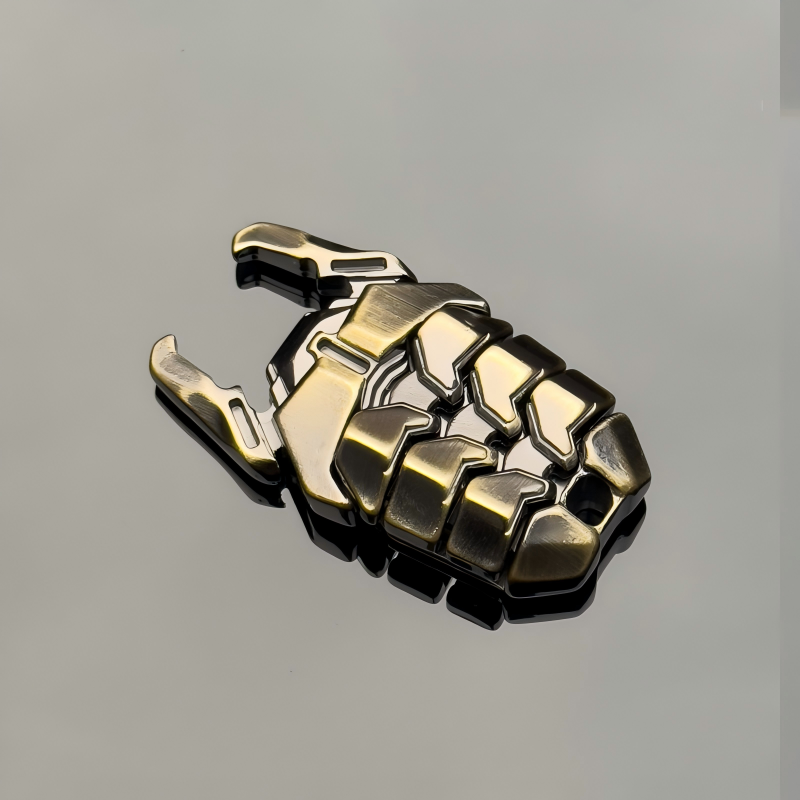 Sacred Scarab Mech EDC Clicker | Bottle Opener Press Button Zinc Alloy EDC Toy | Engravable