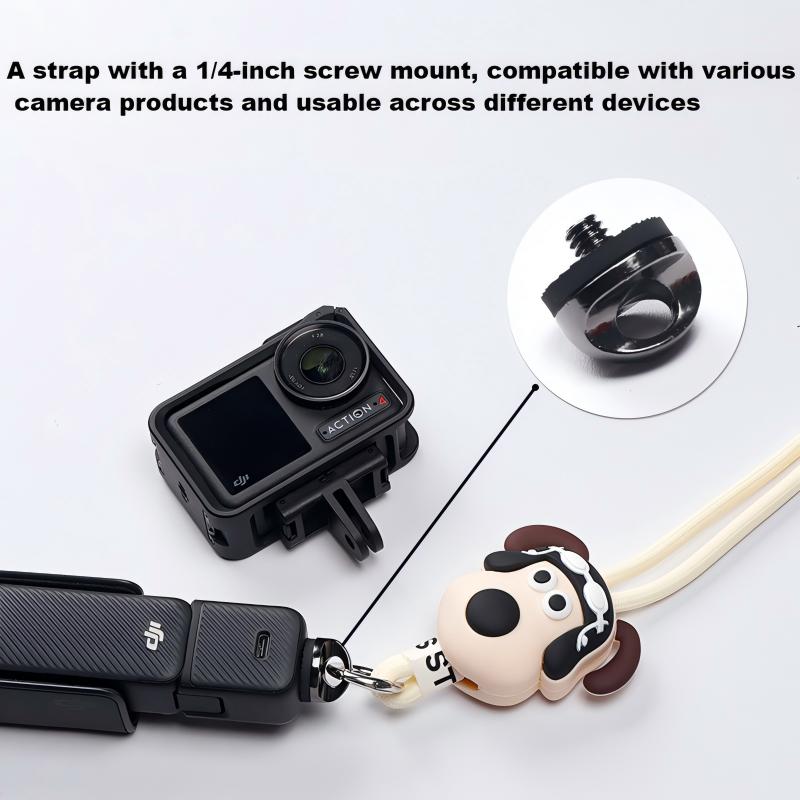 The Creator's Pal Lanyard  2-in-1 Neck & Wrist Strap for DJI Osmo Action, Pocket series