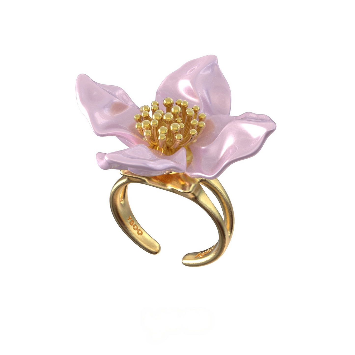 The Spinning Snowflake Ring | Fidget Ring for Anxiety Relief | Adjustable Sterling Silver