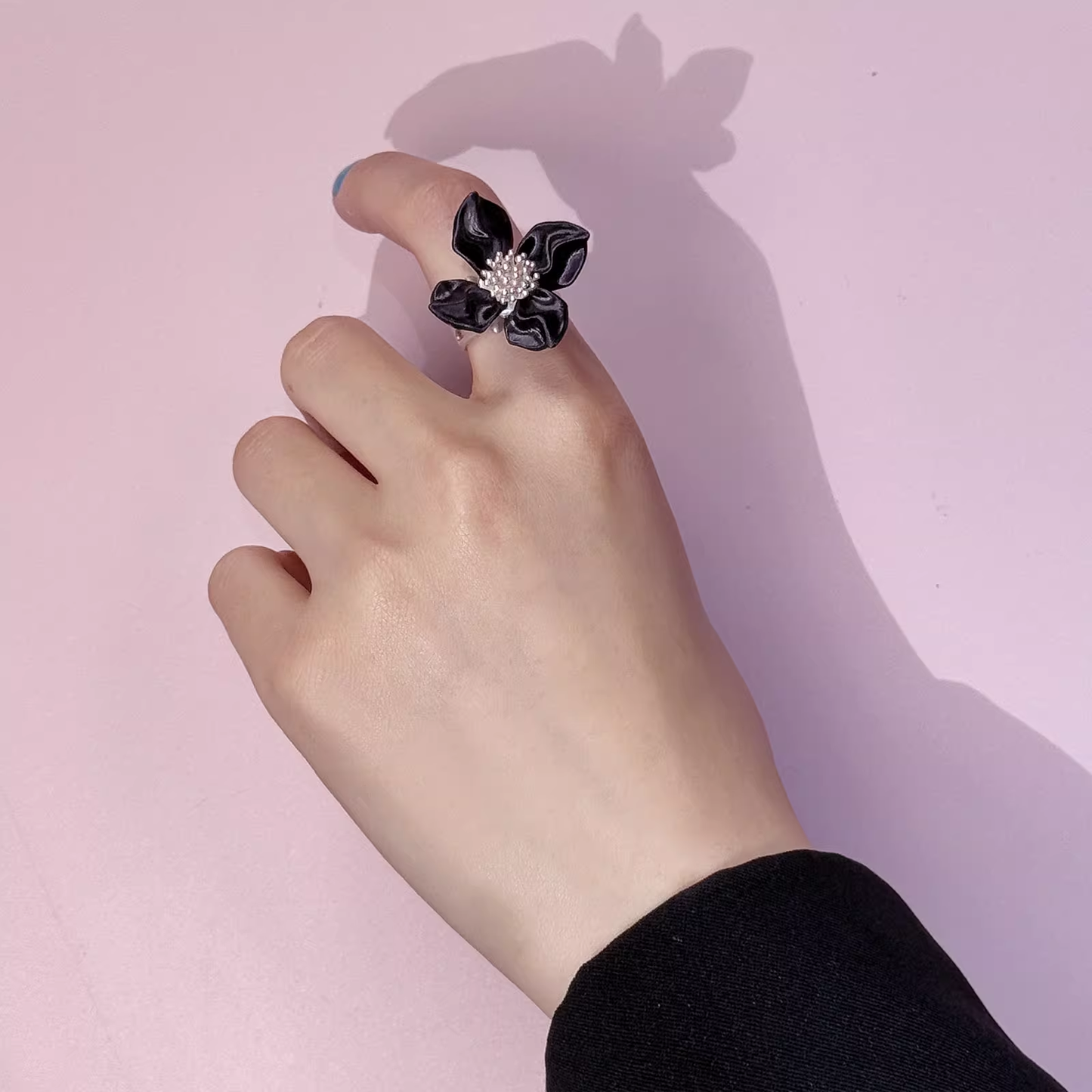 The Spinning Snowflake Ring | Fidget Ring for Anxiety Relief | Adjustable Sterling Silver