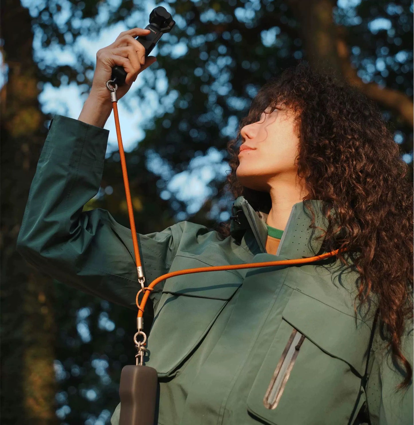 The Modular Creator Lanyard | 2-in-1 Neck & Wrist Strap for DJI Pocket 3 & Phone | Charm-Ready