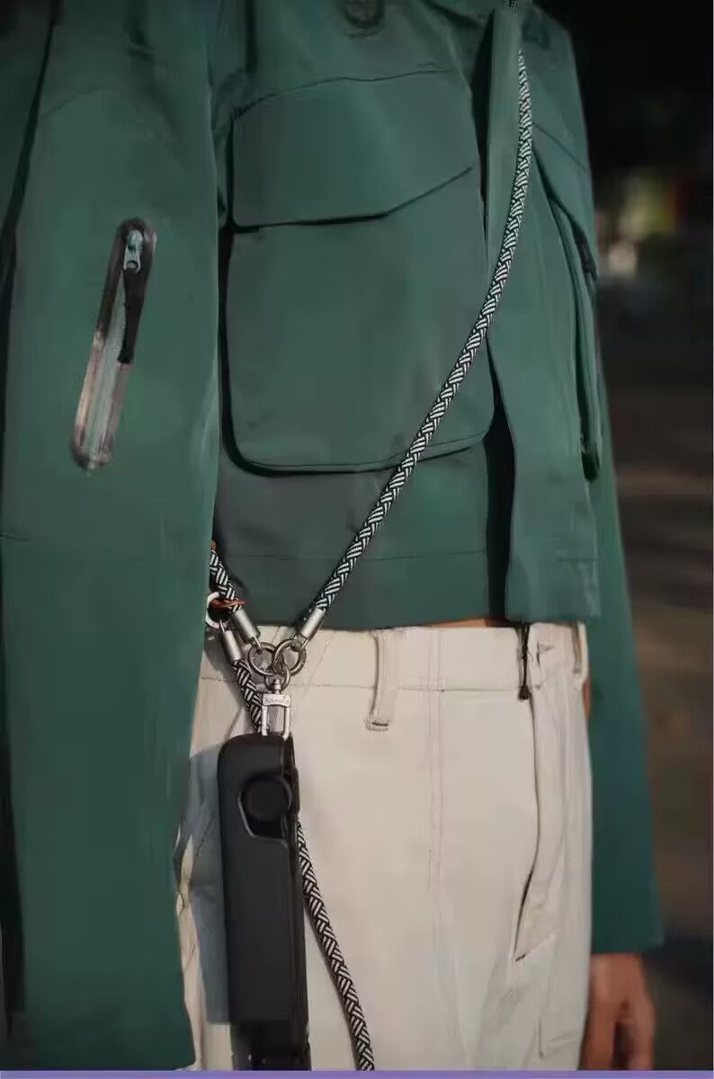 The Modular Creator Lanyard | 2-in-1 Neck & Wrist Strap for DJI Pocket 3 & Phone | Charm-Ready