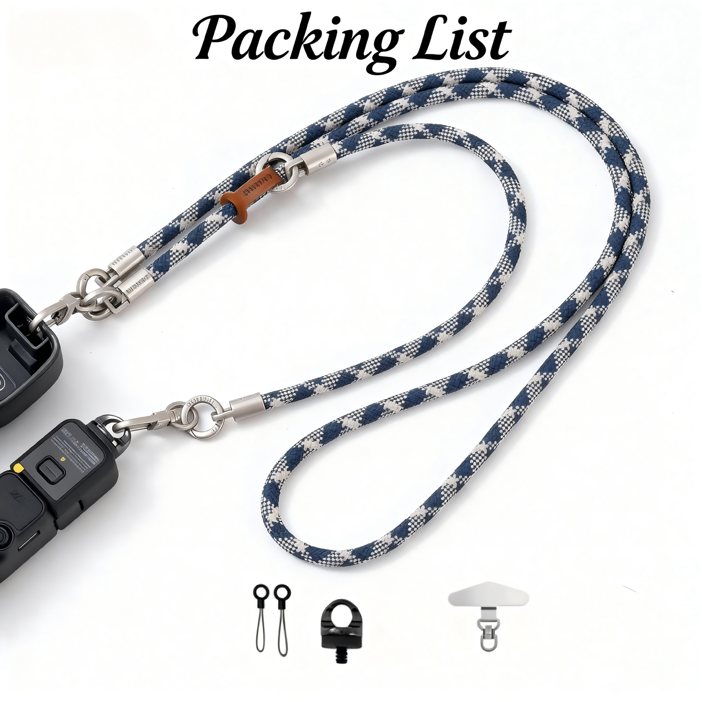The Modular Creator Lanyard | 2-in-1 Neck & Wrist Strap for DJI Pocket 3 & Phone | Charm-Ready