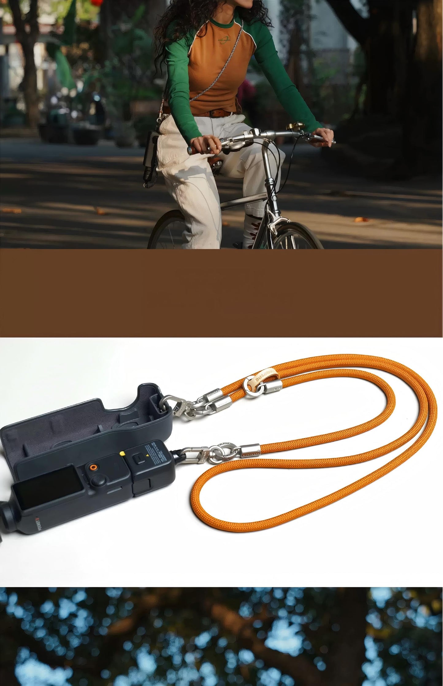 The Modular Creator Lanyard | 2-in-1 Neck & Wrist Strap for DJI Pocket 3 & Phone | Charm-Ready