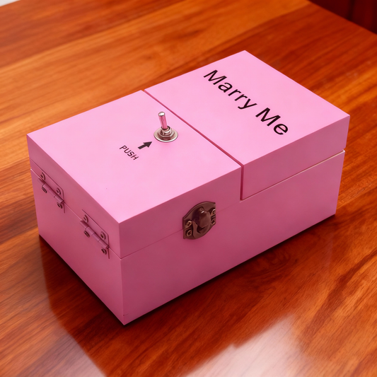 Useless Box Desktop Toy | Stress Relief Gadget | Funny Office Gift