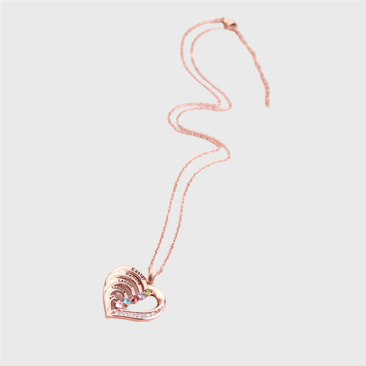 Collier gravé avec nom personnalisé