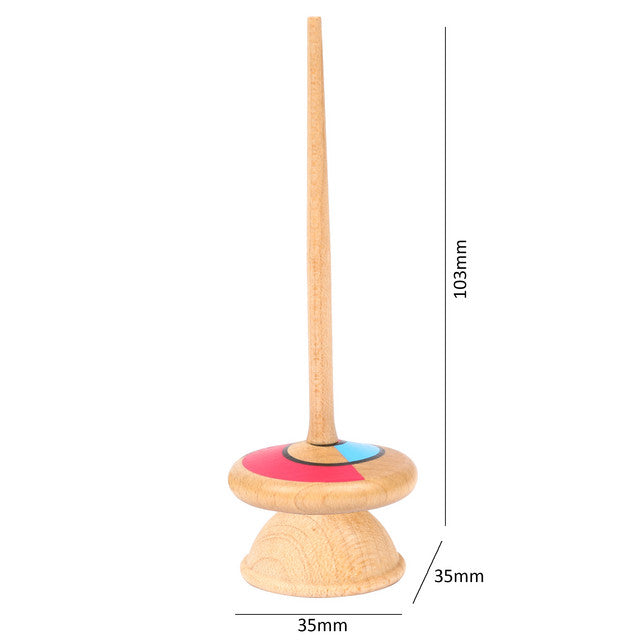 Wooden Spinning Top Blind Box | Handcrafted Desktop Toy | Random Style Gift Set