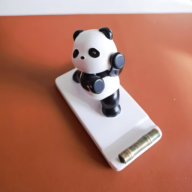 Kung Fu Panda Phone Stand | Cute Desktop Holder | Creative Office Gift