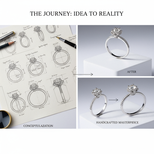 Custom Ring Design Service | Personalized Silver Band | Engagement Wedding | Unique Jewelry