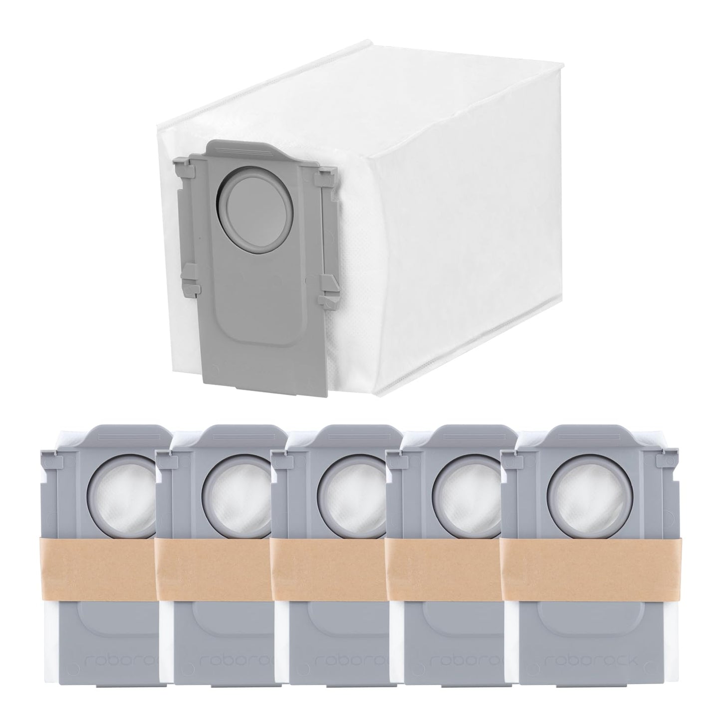 Replacement Dust Bags for Roborock Auto-Empty Docks | Compatible with Q Revo, S8, S7 & Saros Series