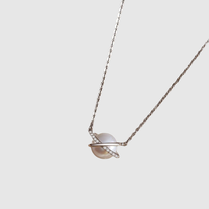 Collier de perles en forme de cœur gardien de la mode, pendentif de chaîne de clavicule, bijoux