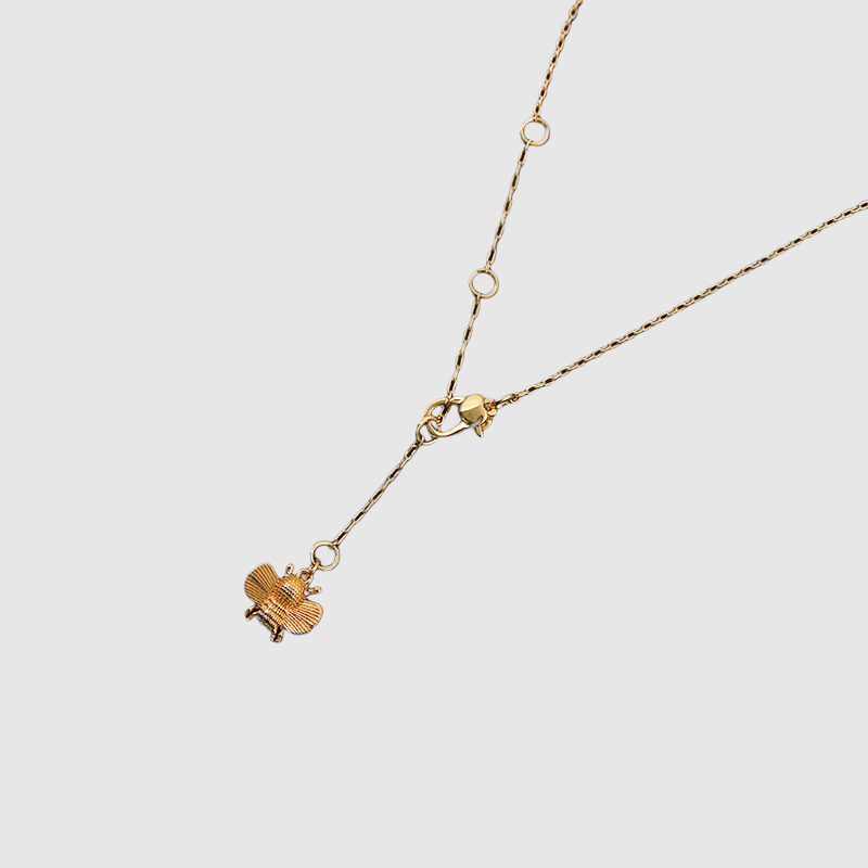 Daisy Leaf Gold Plated Fashion Necklace