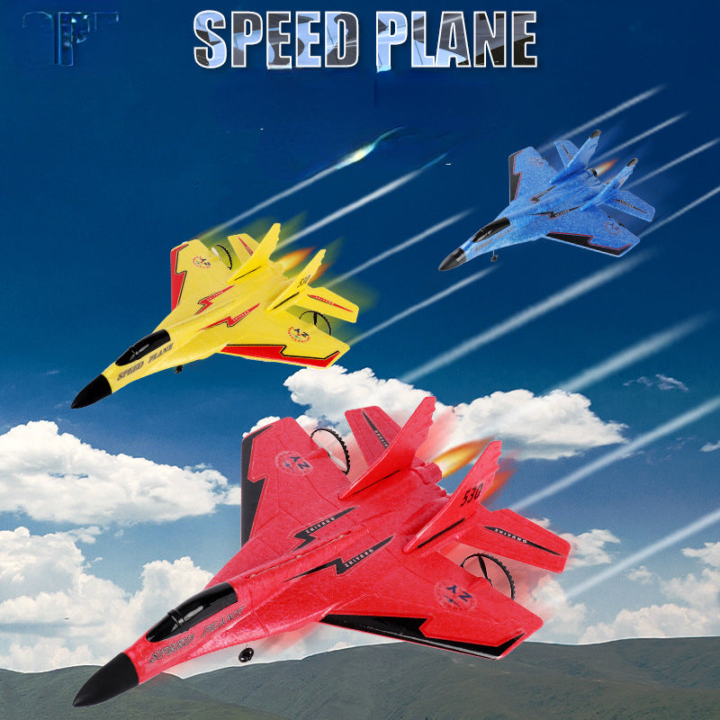 Remote Control Aircraft Fighting Aircraft Ground Stand Luminous Glider