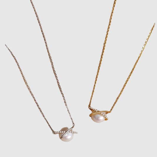 Collier de perles en forme de cœur gardien de la mode, pendentif de chaîne de clavicule, bijoux