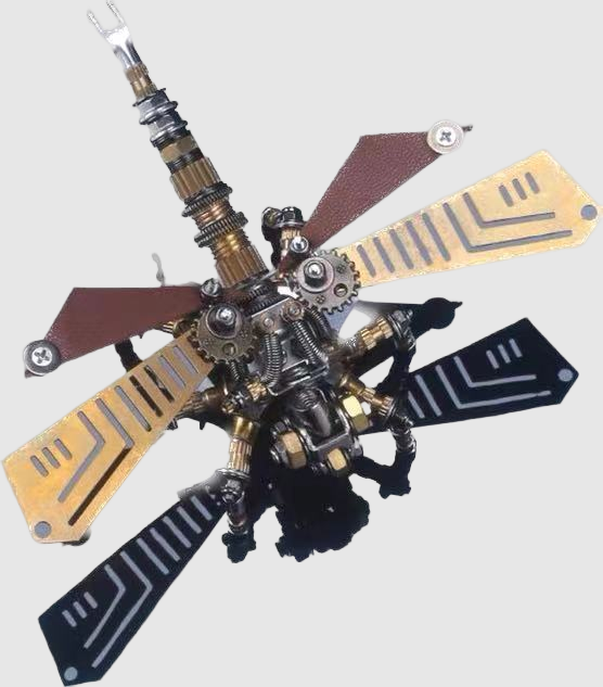 Mechanical Insect Model Manual Tide Play Dragonfly Decoration DIY Toys Creative Birthday Gift