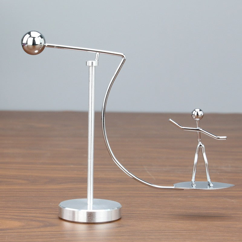 Balance Sculpture Review: 360° Chrome Kinetic Desktop Art for Stress Relief & Focus (2026)
