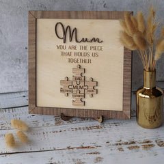 Customizable Wooden Picture Frame Jigsaw Puzzle