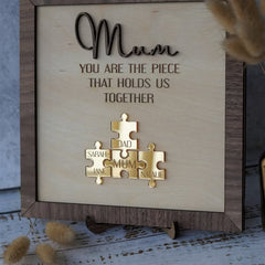 Customizable Wooden Picture Frame Jigsaw Puzzle