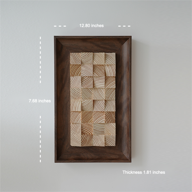DIY Wooden Block 3D Wall Art Kit
