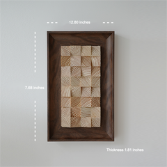 DIY Wooden Block 3D Wall Art Kit