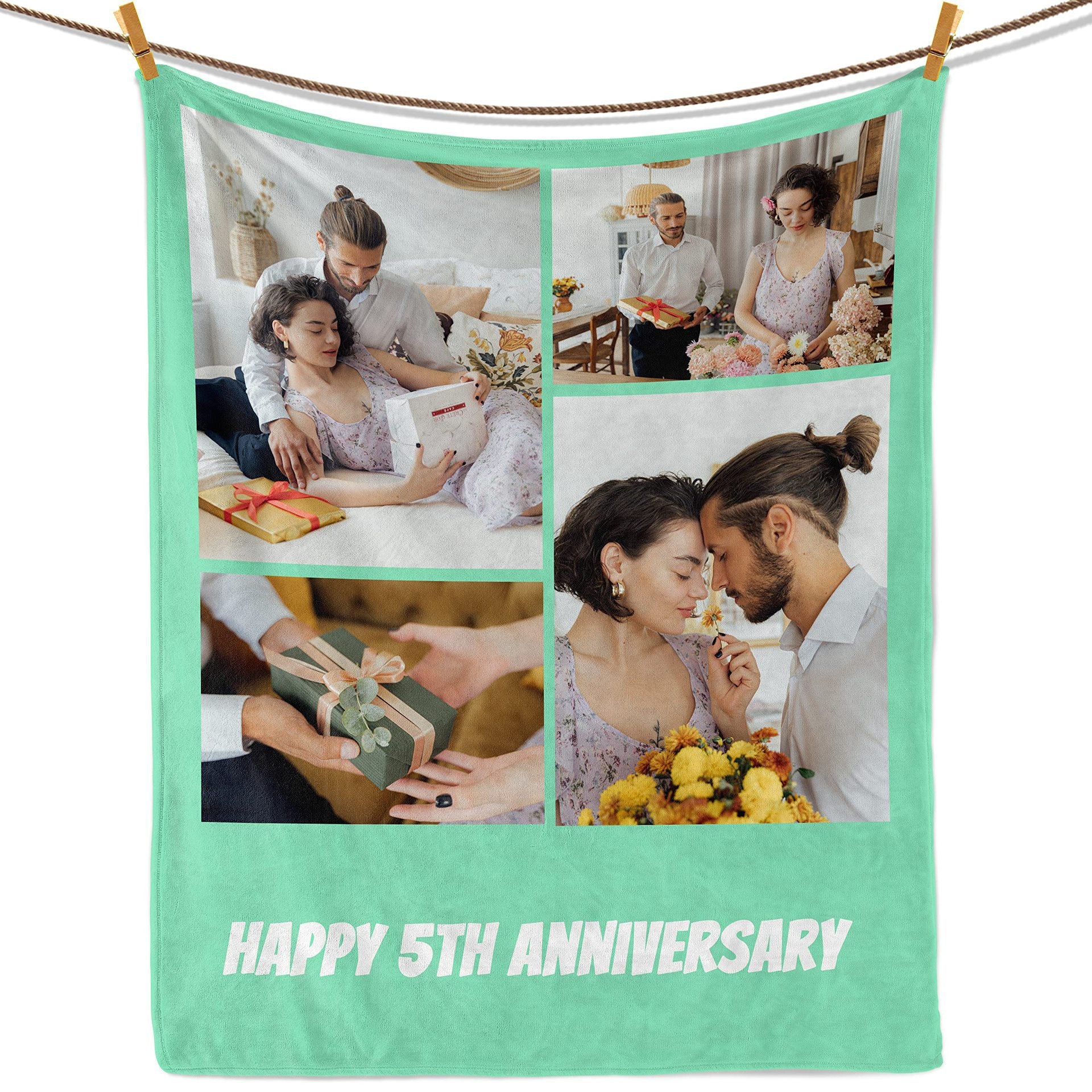 Flannel Custom Decorative Fabric for Family