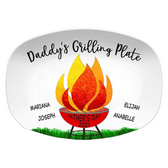Sweet and Personalized Gift  Customizable Ceramic Dinner Plate