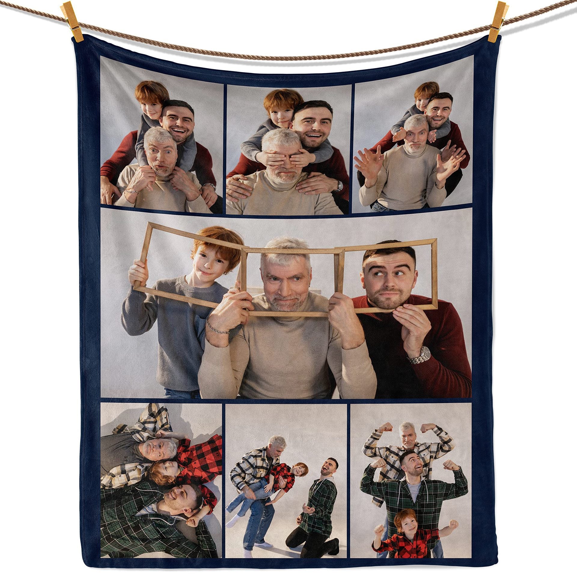 Flannel Custom Decorative Fabric for Family