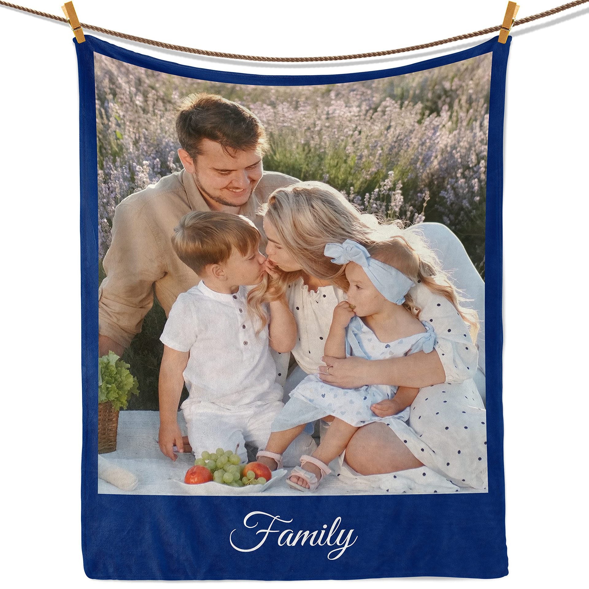 Flannel Custom Decorative Fabric for Family