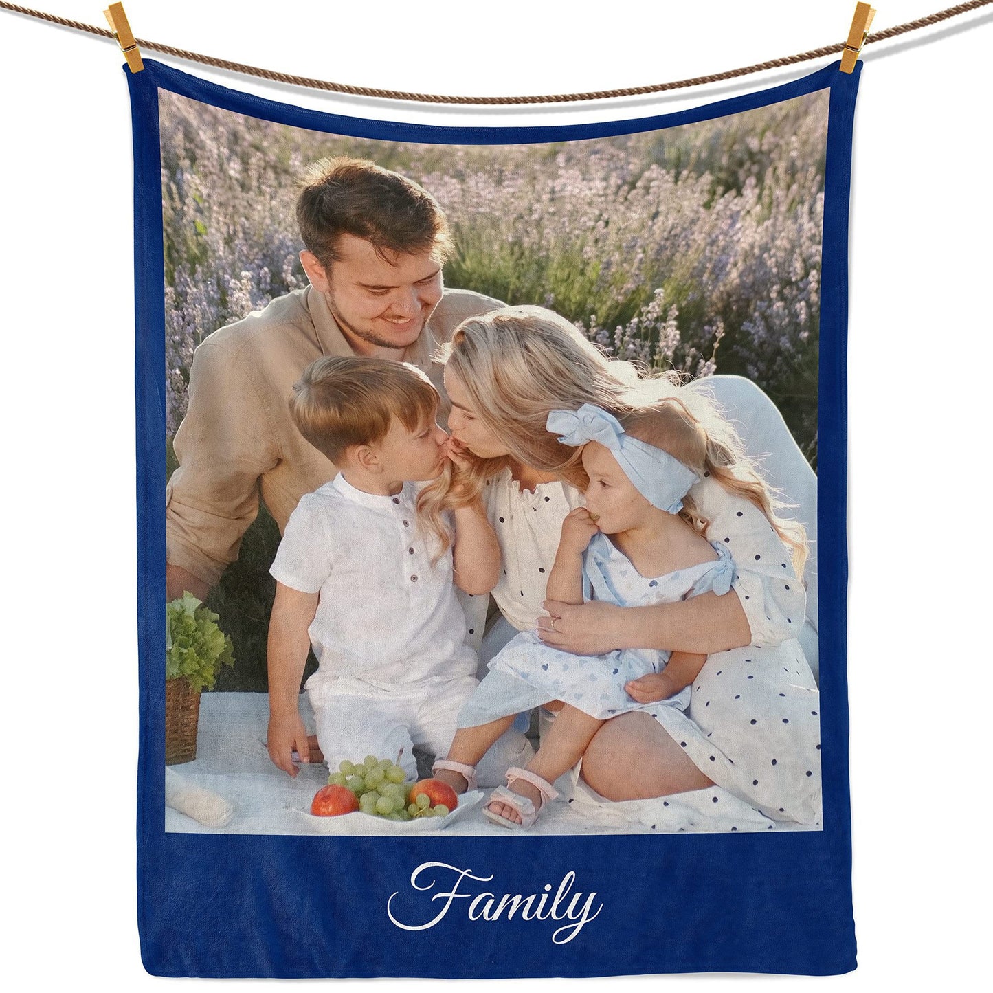 Flannel Custom Decorative Fabric for Family