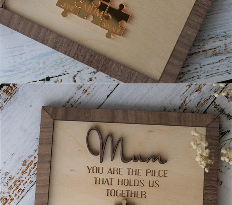 Customizable Wooden Picture Frame Jigsaw Puzzle