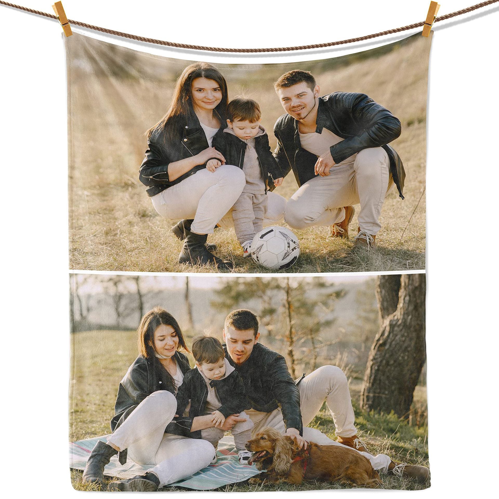 Flannel Custom Decorative Fabric for Family