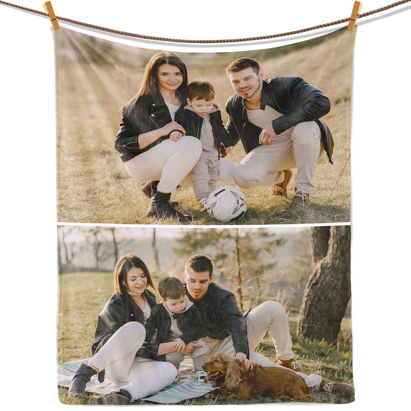 Flannel Custom Decorative Fabric for Family