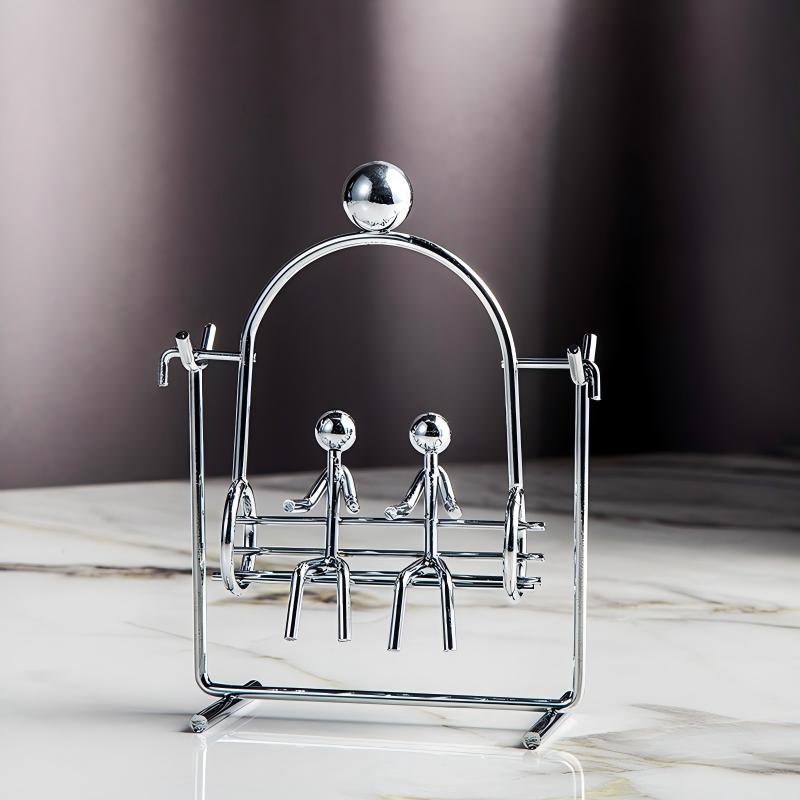 Balance Sculpture - Kinetic Desktop Art Ornament