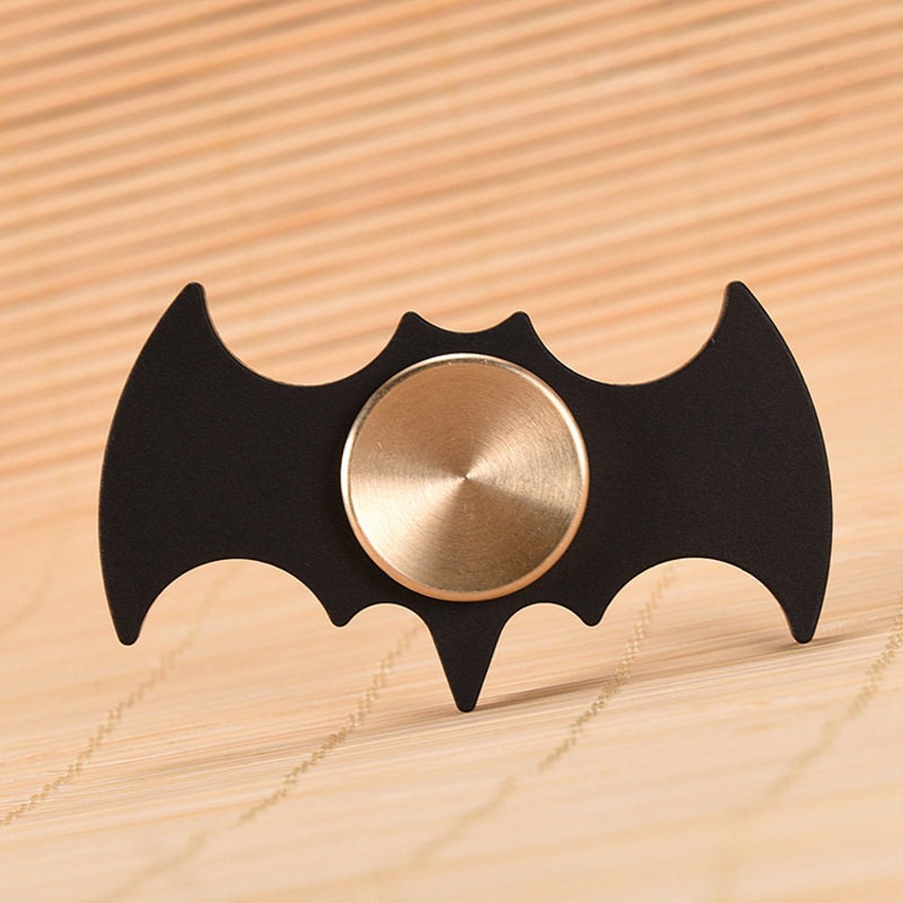 Batman Titanium Fingertip Spinner, Handcrafted Metal EDC Desk Toy, Superhero Gift