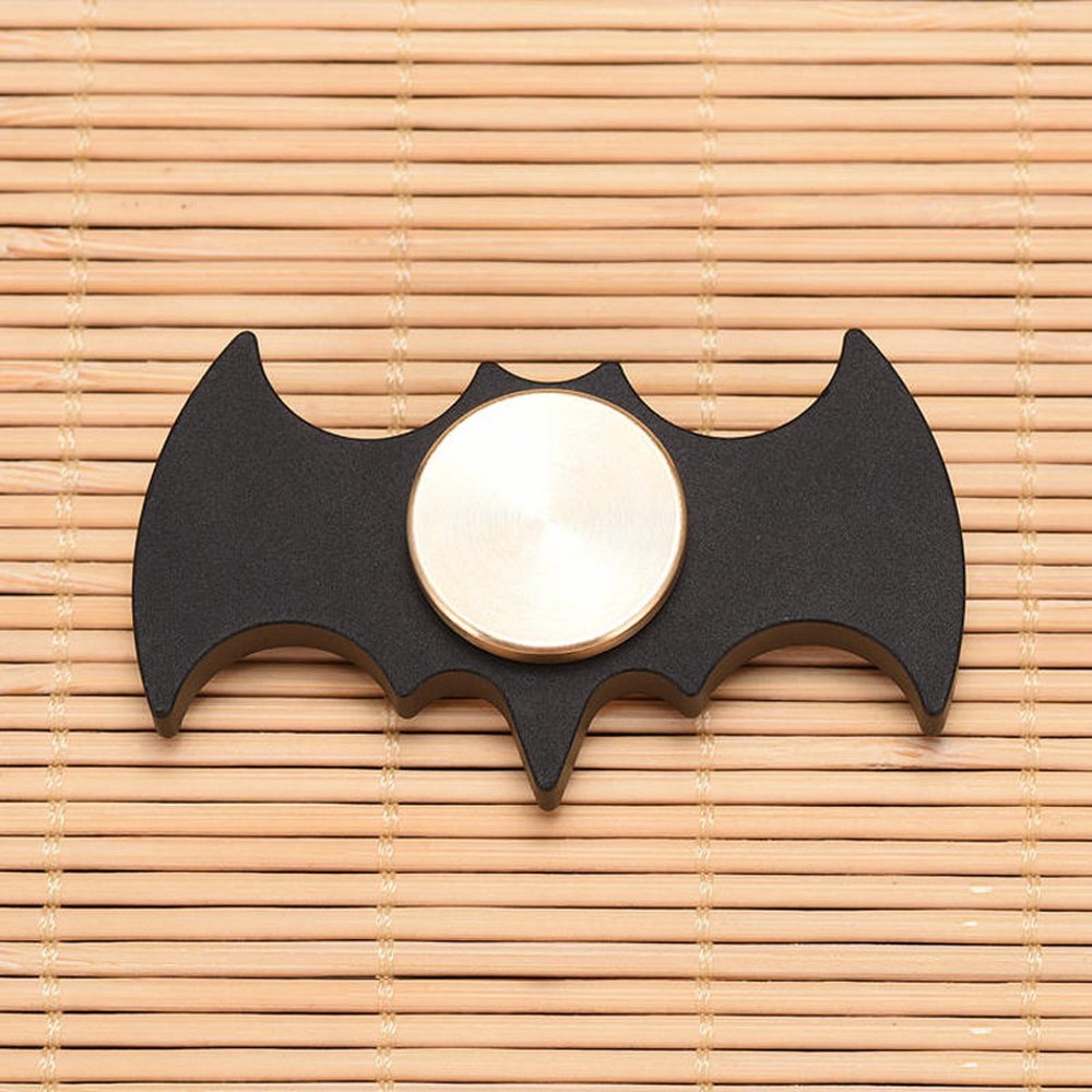 Batman Titanium Fingertip Spinner, Handcrafted Metal EDC Desk Toy, Superhero Gift