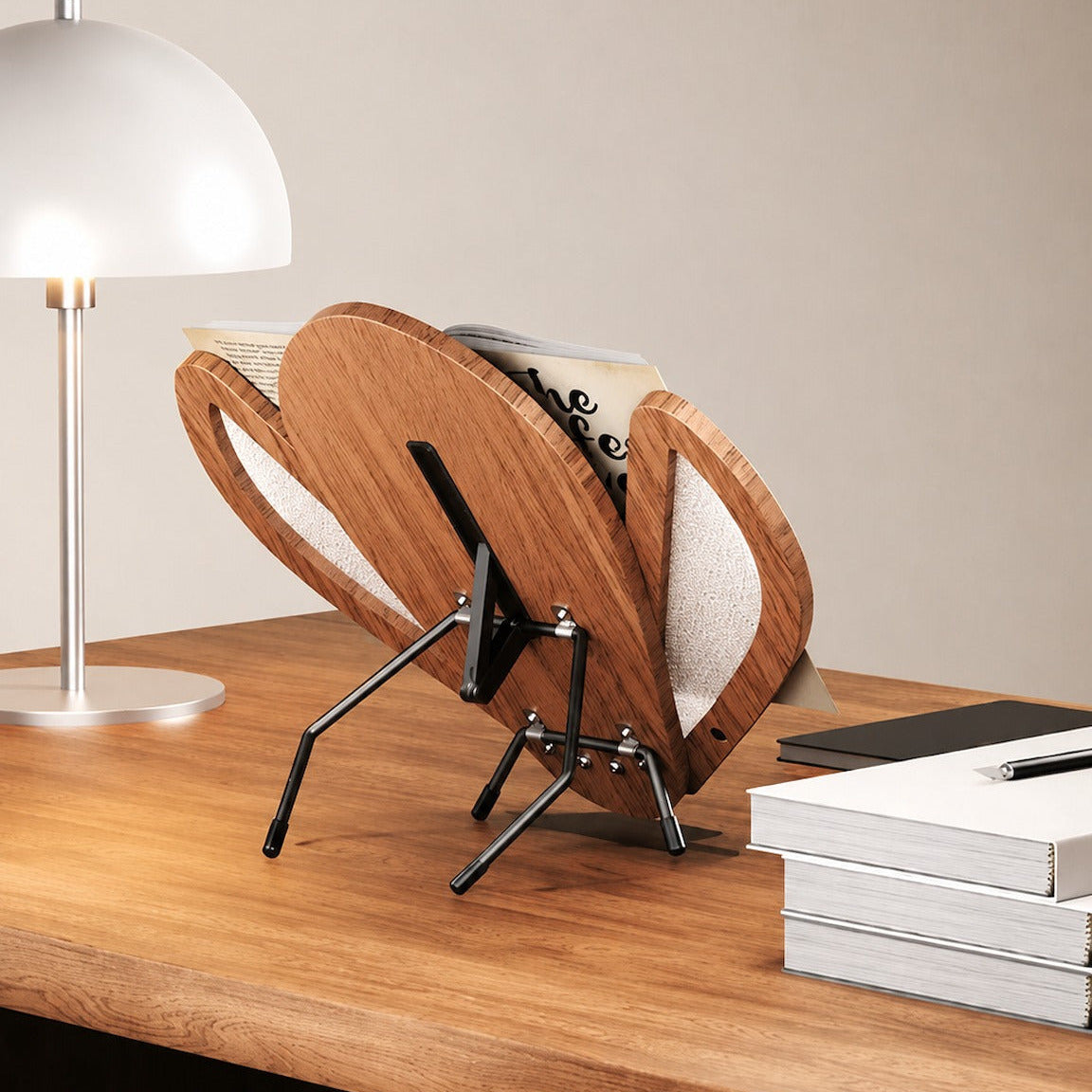 Beetle Multi-Device Wooden Stand | FAS Black Walnut, 8-Level Tilt