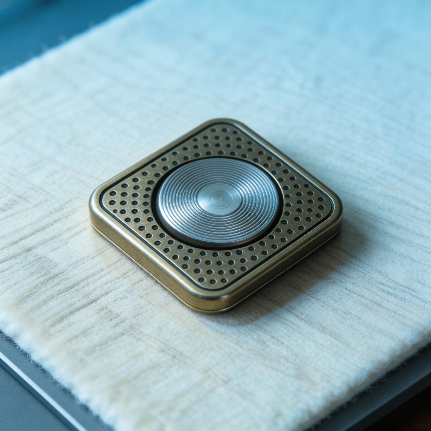 CD Player Fidget Spinner | 304 Stainless Steel EDC Toy | Silent Desktop Gift