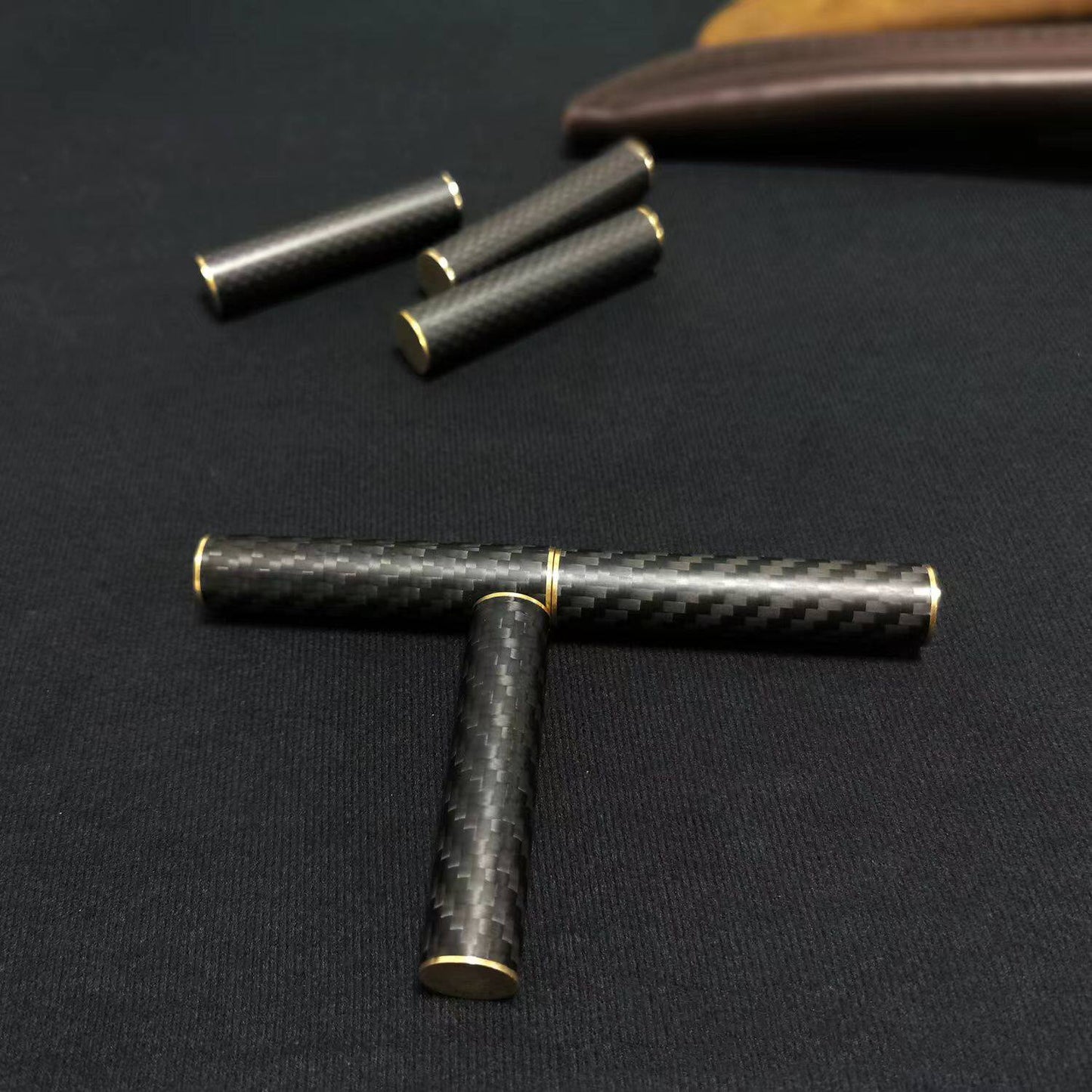 Carbon Fiber Magnetic Nunchaku | EDC Clicker Fidget Spinner Stress Relief Toy