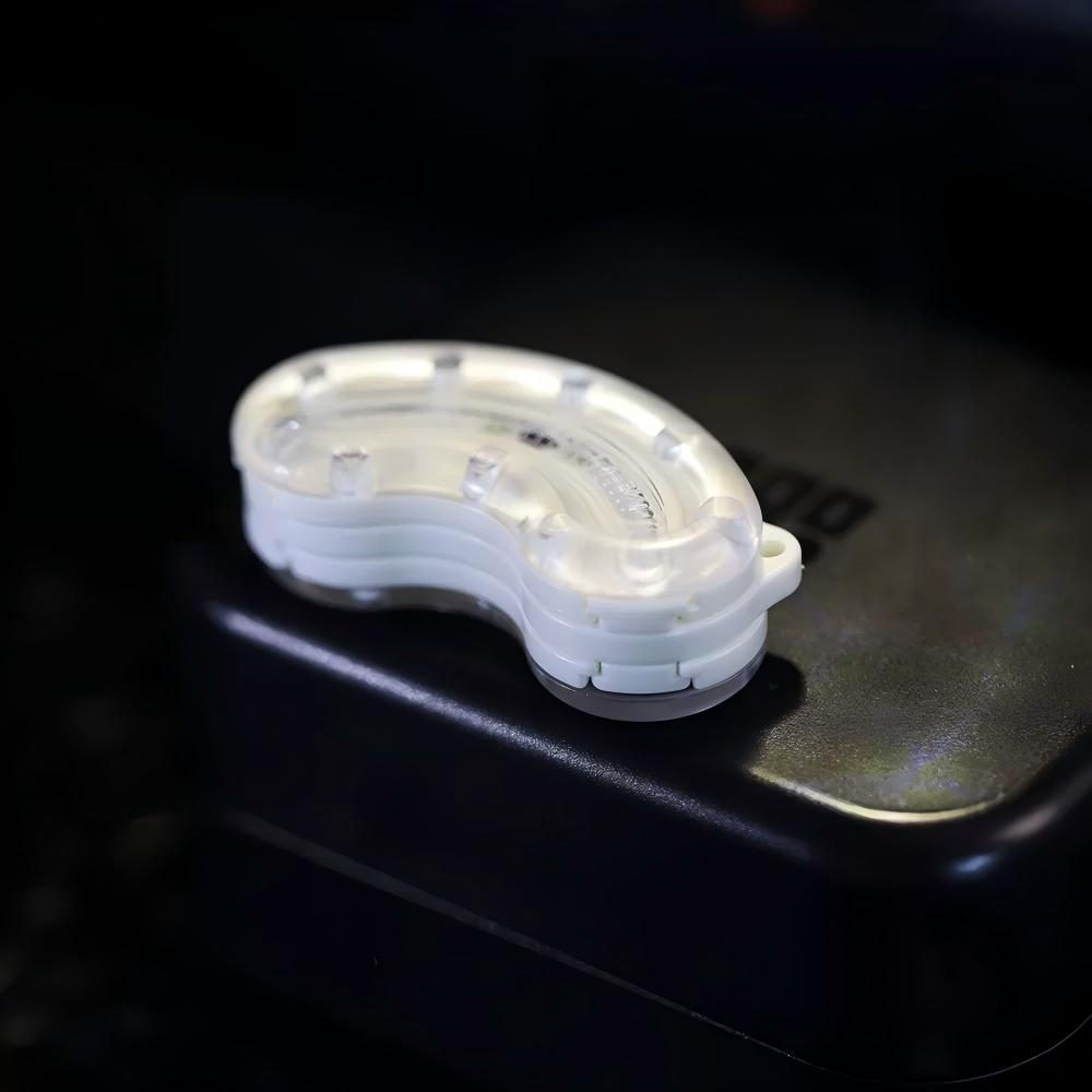 Cashew Magnetic Slider EDC | 3-Tier Curved Track, Dual Haptics