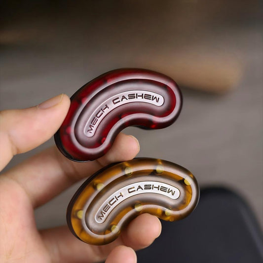 Cashew Magnetic Slider EDC | 3-Tier Curved Track, Dual Haptics