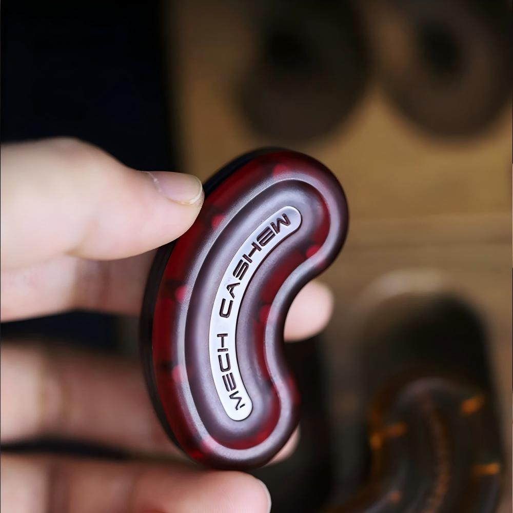 Cashew Magnetic Slider EDC | 3-Tier Curved Track, Dual Haptics
