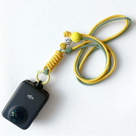 Creator's Woven Wrist Strap for DJI Pocket 3, Insta360 X5 | Secure & Stylish Camera Lanyard
